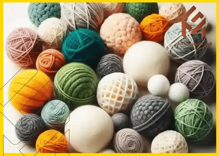 مجموعة من كرات الغزل - أفضل أنواع كرات المجفف