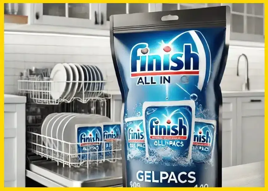 Finish All in 1 Gelpacs أفضل 10 منظفات لغسالة الأطباق