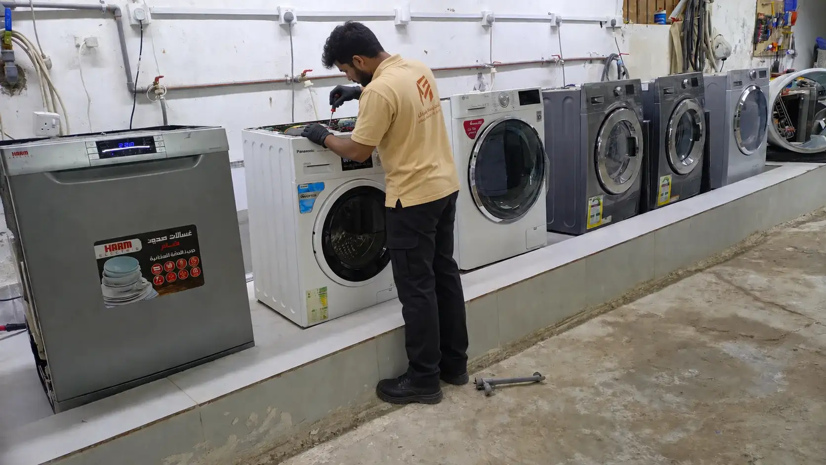 صيانة أجهزة جولدتك (Goldtec) داخل ورشة الماهر في مكة