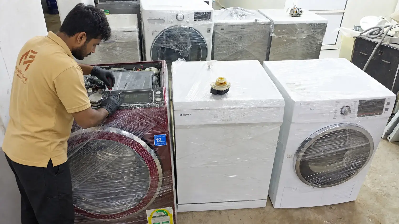 صيانة أجهزة مايتاج (Maytag) داخل ورشة الماهر في مكة