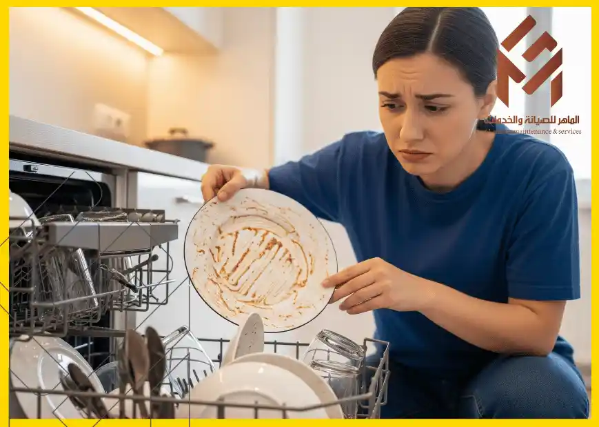 نصائح لإصلاح جهاز غسالة الصحون ما تنظف زين