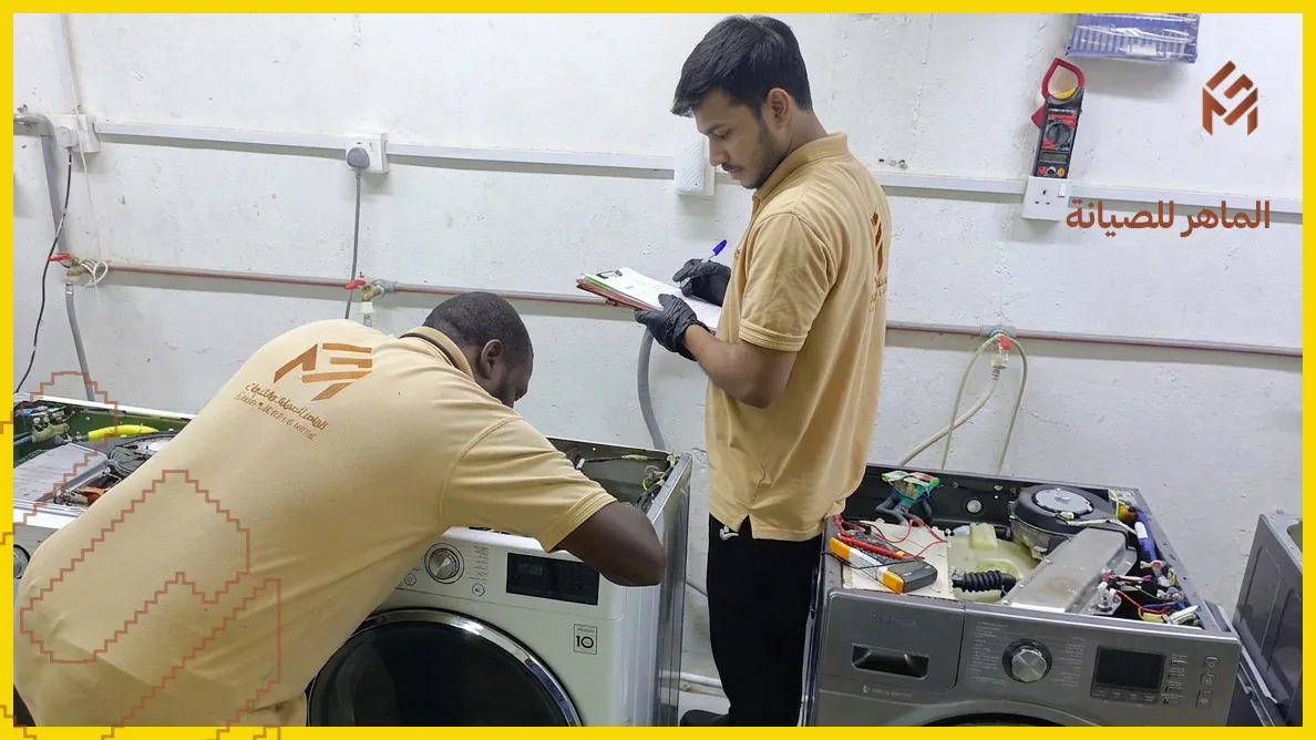 إصلاح خطأ f11 في غسالة أريستون داخل ورشة الماهر بمكة