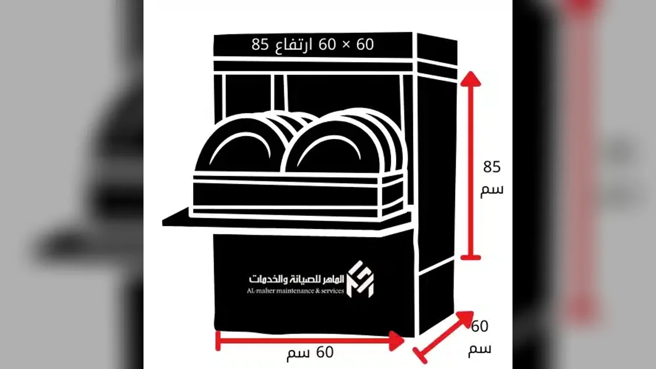 غسالة أطباق مدمجة داخل مطبخ ضمن دليل اختيار أفضل غسالة أطباق قبل الشراء