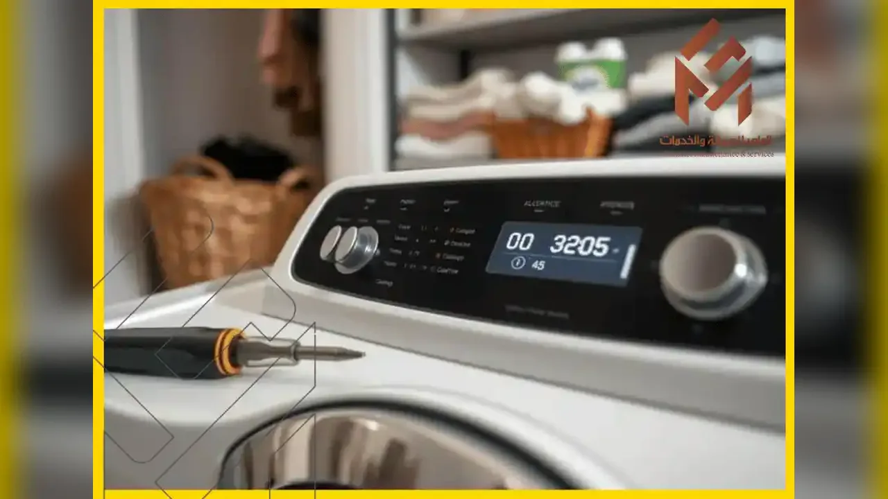 مجفف ملابس أمريكي مع تنظيف فلتر الوبر وفحص التهوية في مكة